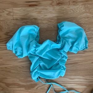Aqua Crop Top